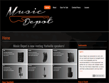 Tablet Screenshot of musicdepot.net